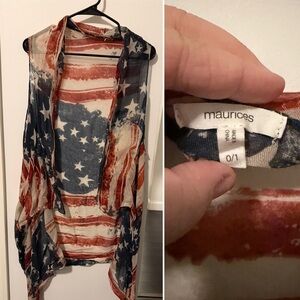 Maurices Stars and Stripes Sleeveless Vest